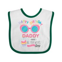 Inktastic Happy Birthday Daddy Boys or Girls Baby Bib
