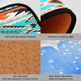 thumbnail image 4 of Coolnut Kitchen Rugs 2 Piece Waterproof Non Slip Kitchen Mat Ethnic Stripe Kitchen Rug Set for Sink Office Kitchen Cafe, 19.7"x47.2"+19.7"x27.6" Home Decor Gifts, 4 of 7