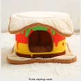 thumbnail image 1 of Pet House Cat Bed Sandwich Honey Jar Shape Deep Sleepping Dog Tent Cozy Cave Nest Indoor Cushion Cama Gato Fast Shipping CW96 ShopWise Round, 1 of 6