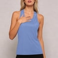 thumbnail image 2 of Women's Ice Silk Backless Yoga Top, Breathable Hollow Out Workout Tank, Quick-Dry Athletic Sleeveless Shirt for Fitness & Gym, Sizes S-XL, 2 of 7