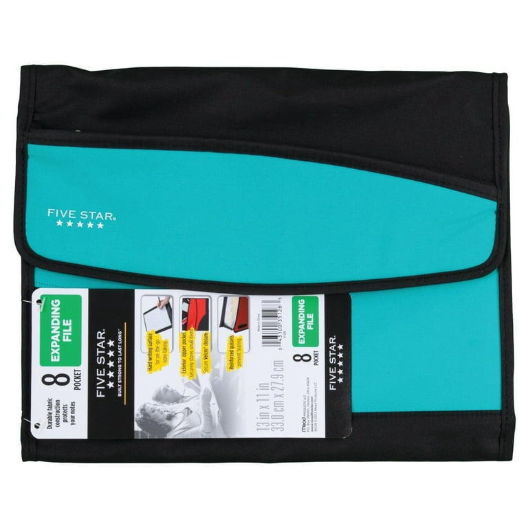 Five Star Expanding File Folder, 8-Pocket Expandable File