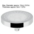 thumbnail image 5 of Gseagtia 6inch Round Shape Temperature Controlled 3Colors LED Light Bathroom Shower Spray Head Sprayer, 5 of 8