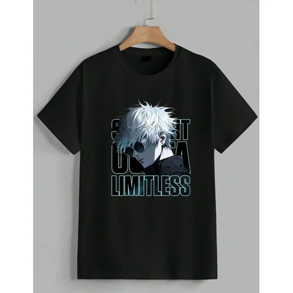 Jujutsu Kaisen Gojo Satoru Anime Manga Limitless Graphic Unisex T-Shirt ,up to size 5XL