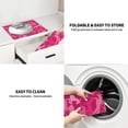 thumbnail image 5 of Dish Drying Mat, Modern Minimalist Cool Horse Pink Highly Absorbent Drying Matt Kitchen Counter, Dish Mat Drying Pad Dishes Drainer Mats for Kitchen Counter or Sink, 16 x 18 inch, 5 of 6