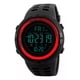 thumbnail image 1 of Reloj de pulsera Skmei 1251 de cuerpo color negro, digital, para hombre, fondo negro, con correa de poliuretano color negro, dial gris, minutero/segundero rojo y blanco, bisel color negro, luz verde y, 1 of 8