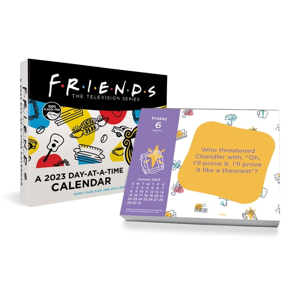 Trends International 2023 Friends Day-at-a-Time Box Calendar - Walmart.com