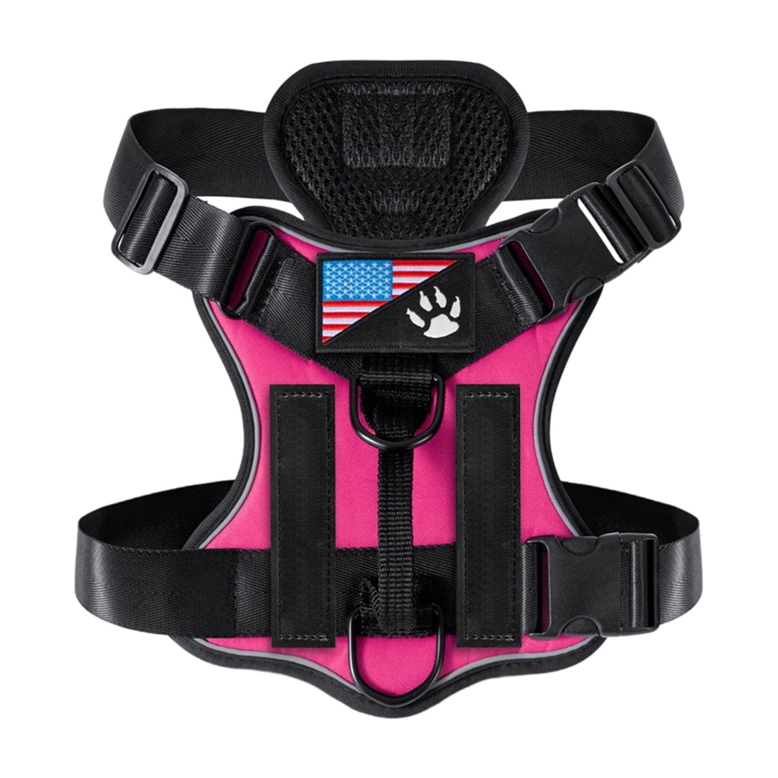 No Pull Dog Harness for Large and Medium Dogs, Reflective Adjustable Heavy Duty Dog Harness with for Night Walking and Outdoor Training