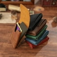 thumbnail image 3 of Retro Card Case Wallet Leather Card Holders Coin Purse Handmade Card Case Holders for Men and Women, 3 of 20