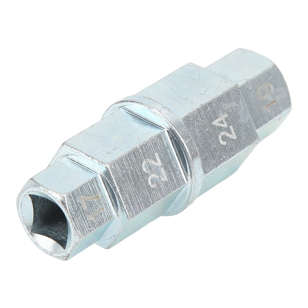 Herramienta para eje hexagonal de motocicleta, dado para eje de rueda delantera de 17 mm, 19 mm, 22 mm y 24 mm para bicicletas