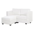thumbnail image 5 of Sarah Convertible Sectional Sofa with Chaise Air Leather L Shaped Sofa Couch Modular Sectional Sofa with Storage- White, 5 of 11