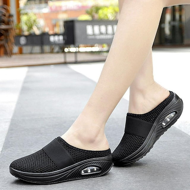 Chaussures Plates Légères Respirantes d'Été à Enfiler pour Marcher