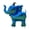 Elephant, variant on Giant 4D Walking Animal Foil Balloons, Interactive Helium-Free Party Decoration & Toy