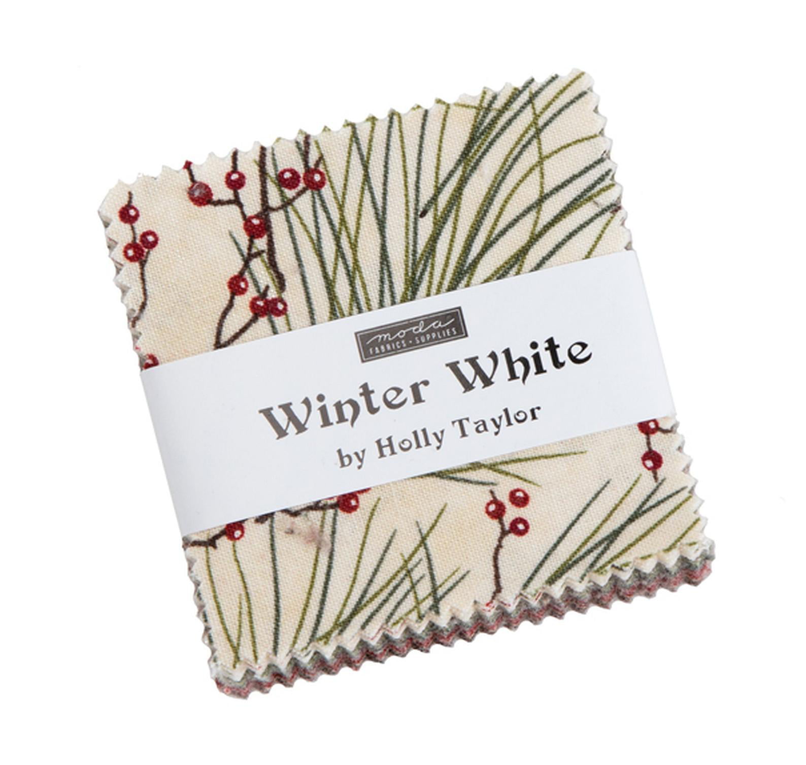 Moda Winter White Charm Pack by Holly Taylor 100% cotton fabric