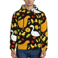 thumbnail image 2 of Bingfone Farm Goose Men'S Drawstring Hoodie Long Sleeve Pocket Sweatshirts-Medium, 2 of 9