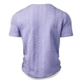 thumbnail image 2 of Klisyaur Fashion Shirts for Mens Short Sleeve V Neck Summer Casual Comfortable Breathable Tops Basic Tee, 2 of 5