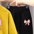 thumbnail image 5 of NOLDARES Toddler Baby Boy Girl Clothing Sets Printed Long Sleeve Tops and Pants Kids 2pcs Outfits(Yellow,8-9 Y), 5 of 5
