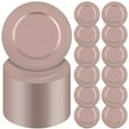 thumbnail image 2 of MEASUN 24 Pack Plastic Reusable Dinner Charger Plates, 13'' Round Beaded Chargers Plates Vintage Table Decoration for Elegant Dining - Ideal for Weddings And Formal Events24, Dinner Plates Set, 2 of 15