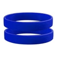 thumbnail image 2 of SmartBy 2 Pcs Men Women Silicone Wristbands Solid Color Sports Bracelet Bangle Gift, 2 of 7