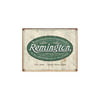 Remington Guns Rifles Hunting In All Weather Logo Distressed Retro Vintage Tin Sign Multi-Colored
