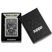 Zippo Barbarian Design Street Chrome Pocket Lighter