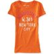 thumbnail image 1 of Aeropostale Puff Glitter W 34th Graphic Camiseta para Mujer, Naranja, X-Large Aeropostale Camiseta gráfica, 1 of 1