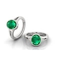 thumbnail image 3 of Natural Certified Emerald Panna Gemstone Ring Men And Woman Silver Ring, 3 of 3