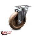 thumbnail image 2 of 5 Inch High Temp Glass Filled Nylon Wheel Swivel Top Plate Caster Service Caster, 2 of 2