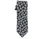 thumbnail image 1 of bar III Corbata autoatada floral para hombre, negro, talla única, 1 of 1