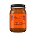 thumbnail image 2 of (2 pack) Mateo's Gourmet All Natural Habanero Hot Salsa, Extra Spicy Heat, Regular16oz Glass Jar, 2 of 5