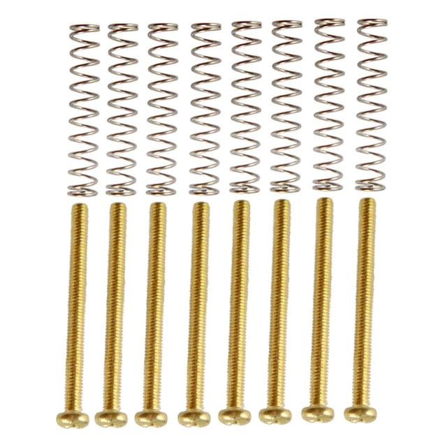 Tornillos de Pastilla de Guitarra CUTICAT 8 Uds Metal con Resortes Humbucker