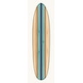 thumbnail image 2 of Blake, Madeline 9x18 White Modern Wood Framed Museum Art Print Titled - Vintage Surfboard II, 2 of 4