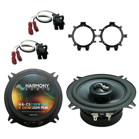 Fits GMC Sierra 1500 1999-2002 Front Door Replacement Harmony HA-C5 Speakers