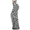 thumbnail image 3 of FKELYI Leopard Print Yoga Flared Pants Size 2XL Elastic Party Flared Pants Woman Casual Flared Leggings for Women, 3 of 5