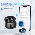 thumbnail image 5 of Sleep Wireless Earbuds, Bluetooth Headphones V5.4, Ear buds with 4 ENC Call Noise Cancelling Mics, 50Hrs Playtime Bluetooth Earbuds, Bass Boost 85%, IP7 Waterproof Earbuds Fits for Android iOS, 5 of 7