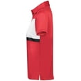 thumbnail image 4 of Holloway Sportswear 2XL Womens Prism Bold Polo Scarlet/White 222776, 4 of 5