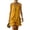 Yellow, variant on Women's Cotton Linen V Neck Sleeveless Mini Dress Babydoll Summer Cute Layered Ruffle Swing Tank Dress