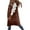 Brown, variant on Clearance LYXSSBYX Winter Coats for Women Plus Size Women Warm Pocket Hooded Coat Long Jacket Winter Sleeveless Down Parkas