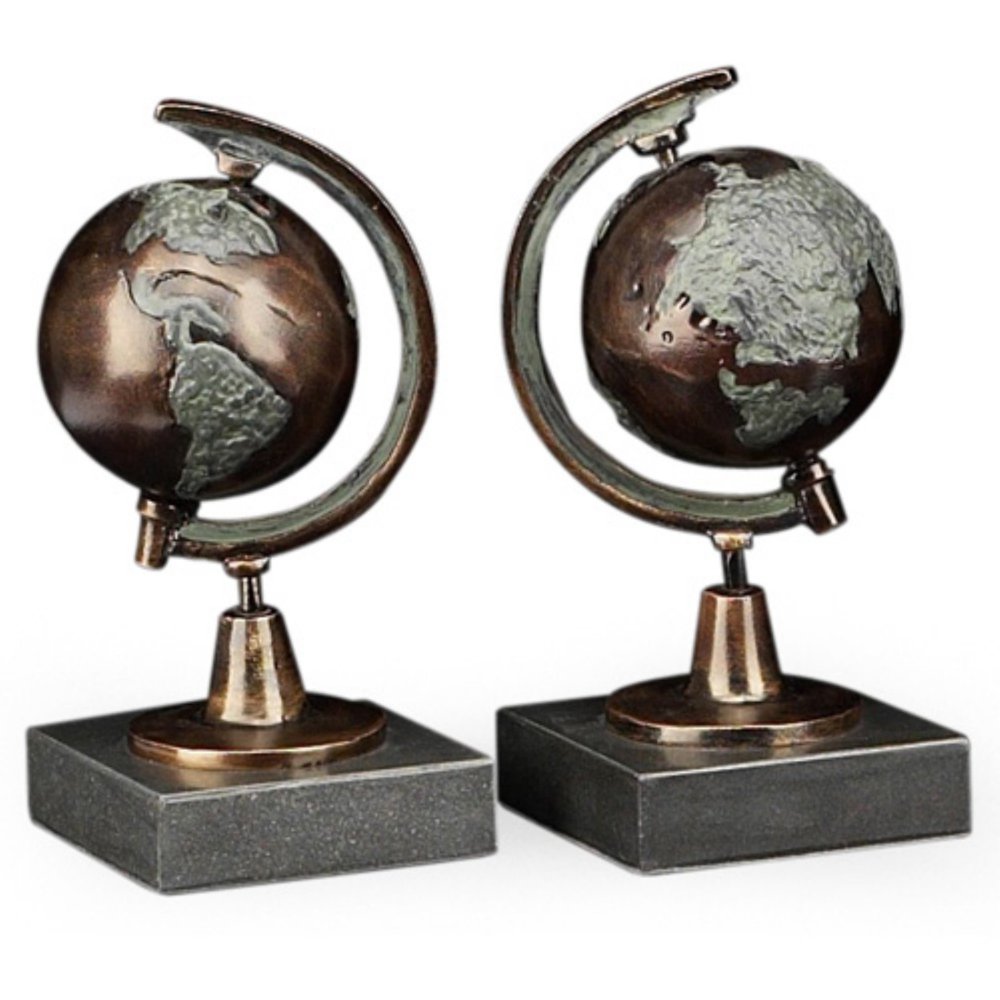 Revolving Globe Bookends