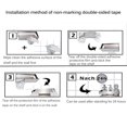 thumbnail image 2 of Punch-Free Shower Shelf 304 Stainless Steel Kitchen Storage Rack Wall-Mounted Bathroom Holder Wall-Mounted Kitchen Organizer Draining Bracket for Home Bathroom Kitchen, 2 of 10