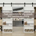 thumbnail image 6 of 30'' x 84'' Wood and Primed Bookshelf Style Barn Door with Mounting Hardware Kit, 6 of 9