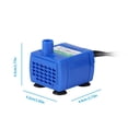 thumbnail image 4 of Fuente de agua para mascotas Greeniant bomba adaptador de corriente impermeable con luz LED 10x7 cm, 4 of 6