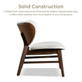 thumbnail image 5 of Furniture of America Erik I Mid-Century Modern Boucle Fabric Wingback Indoor Accent Chair, Walnut, 5 of 14