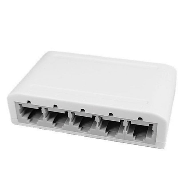 5 Port Gigabit Data Switch,Network Hub,Desktop Ethernet Splitter,Plug & Play Shielded Ports Fanless Quiet