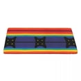 thumbnail image 3 of Table Cover Rectangular Waterproof Oil-Proof Peeking Cat In Circle Tablecloth 4FT Fit LGBT Gay Pri, 3 of 5