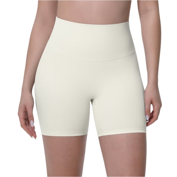 AzureSilk Womens Athletic Shorts Tight Yoga Pants Women No Front Seam Biker Shorts Lounge Workout running shorts for women Solid Color, Size S-XL
