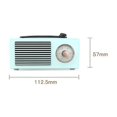 thumbnail image 5 of Altavoz atómico Bluetooth CHAO retro de vinilo fonógrafo estéreo inalámbrico minialtavoz blanco, 5 of 5