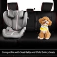 thumbnail image 3 of EKR Custom Fit Tundra Car Seat Covers for 2014-2021 Toyota Tundra Double Cab SR, SR5 ,Rear 40/60 Split Without Armrest,Full set Faux Leather Seat Cover(Black with Red Piping), 3 of 8