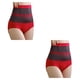 thumbnail image 4 of Minnieouse Ropa interior de cintura alta para mujer, entrenador de cintura Chinlon para fiesta, fajas elásticas respetuosas con la piel para Rojo SG 2piezas, 4 of 6
