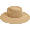 thumbnail image 3 of VERVE 8 Wide Brim Vegan Felt Rancher Hat - Women, Men, and Kids Fedora Style with Adjustable Inner Drawstring, 3 of 8