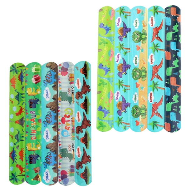 Acuiwer Slap Bracelet 24pcs Slap Bracelet à Claquer 𝐃𝐢𝐧𝐨𝐬𝐚𝐮𝐫𝐞 Slap Bandes pour Enfants Anniversaire Remplisseurs Cadeau Parti Favors Filles Garçons Acuiwer Slap Bracelet 24pcs Slap Bracelet à Claquer 𝐃𝐢𝐧𝐨𝐬𝐚𝐮𝐫𝐞 Slap Bandes pour Enfants Anniversaire Remplisseurs Cadeau Parti Favors Filles Garçons